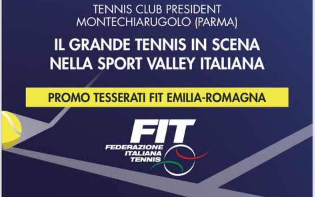 Il grande tennis in scena nella sport valley italiana