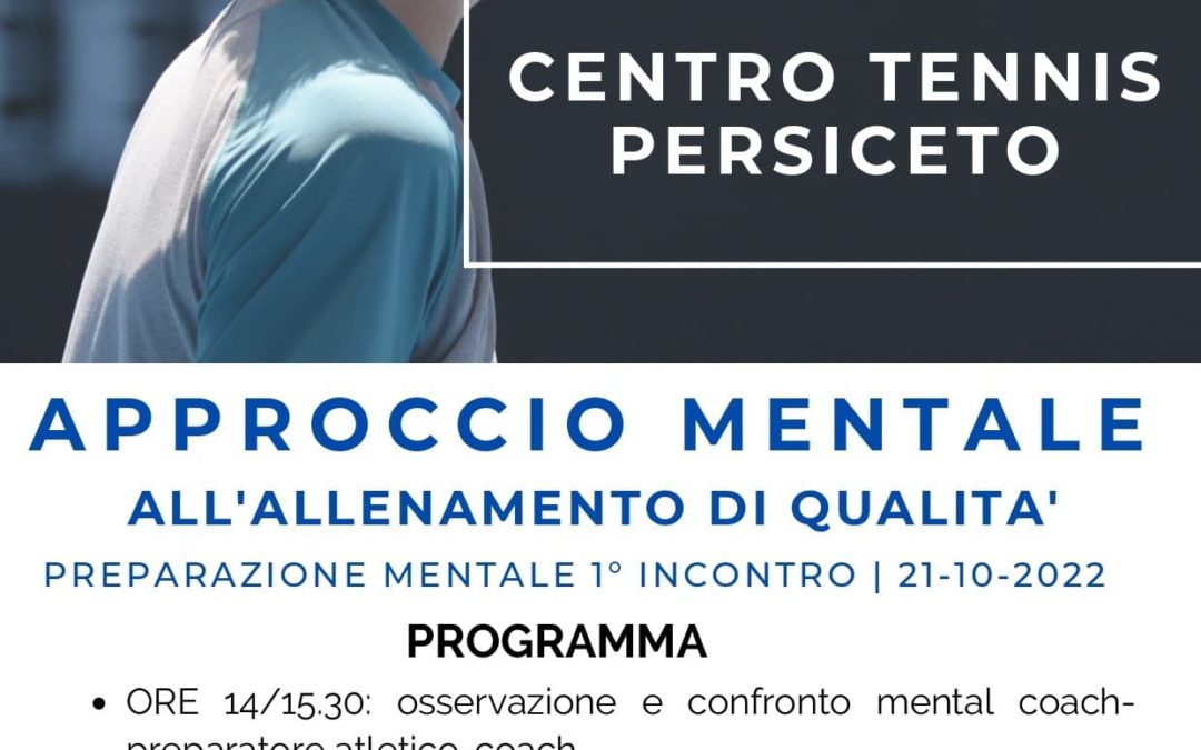 Mental coach: primo incontro per gli under del CTP by Mirco Ossani